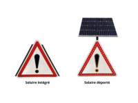 Panneau renforcé leds A14 Danger