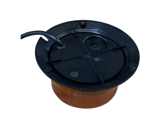 Gyrophare orange robuste pour tracteur et véhicule agricole
