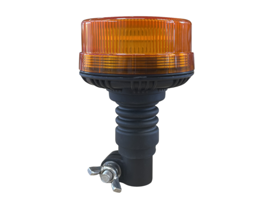 Gyrophare orange sur hampe flexible