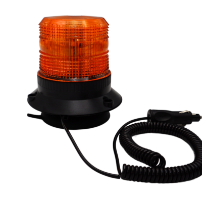 Gyrophare orange robuste à led magnétique