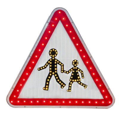 Panneau lumineux A13a Ecole