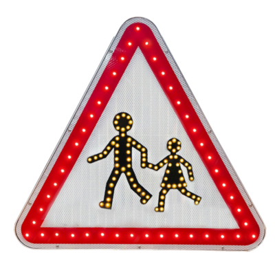Panneau lumineux A13a Ecole