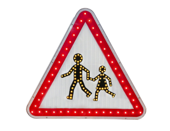 Panneau lumineux A13a Ecole