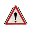 Panneau lumineux triangle Danger A14