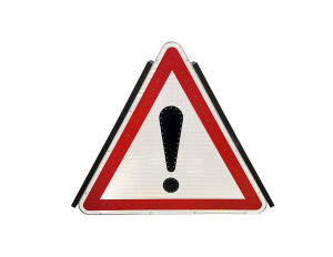 Panneau lumineux triangle Danger A14