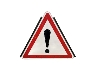 Panneau lumineux triangle Danger A14