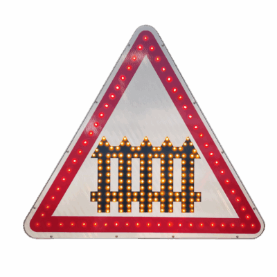 Panneau lumineux A7 Passage à niveau