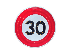Panneau lumineux Limitation de vitesse 30kmh B14