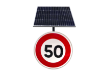 Panneau lumineux Vitesse 50kmh B14