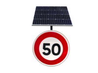 Panneau lumineux Vitesse 50kmh B14