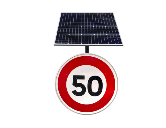 Panneau lumineux Vitesse 50kmh B14