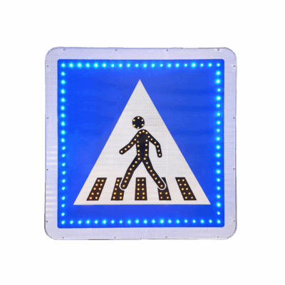 Panneau à leds Passage piéton C20a alimentation 230V