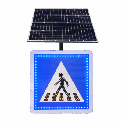 Panneau à leds Passage piéton C20a alimentation solaire