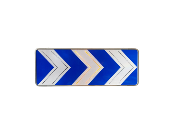 Panneau lumineux leds haute intensité J4 3 chevrons