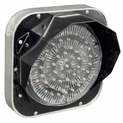 feu de signalisation R1 Orange avec alimentation solaire
