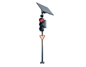 feu intelligent tricolore alimentation solaire
