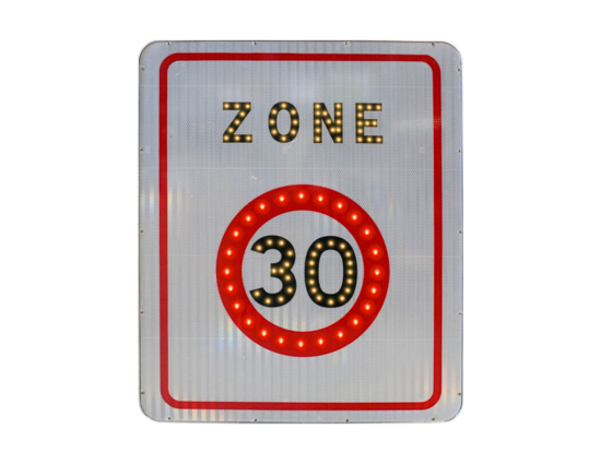 Panneau lumineux B30 Zone 30